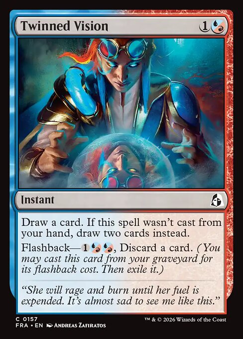 MTG Twinned Vision FRA 157 Standard Nonfoil front