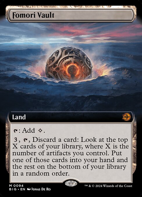 MTG Fomori Vault BIG 094 Extended Art Nonfoil