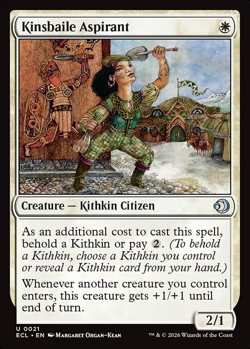 MTG Kinsbaile Aspirant ECL 021 Regular Nonfoil