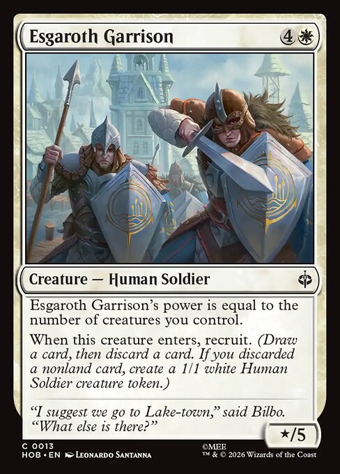 MTG Esgaroth Garrison HOB 013 Regular Nonfoil