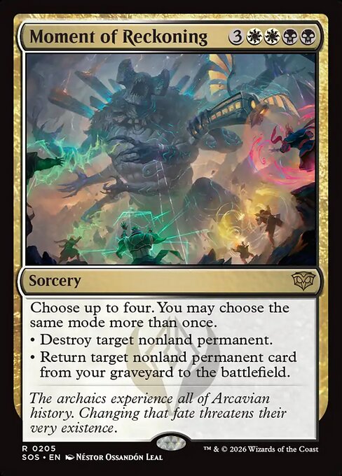 MTG Moment of Reckoning SOS 205 Regular Foil