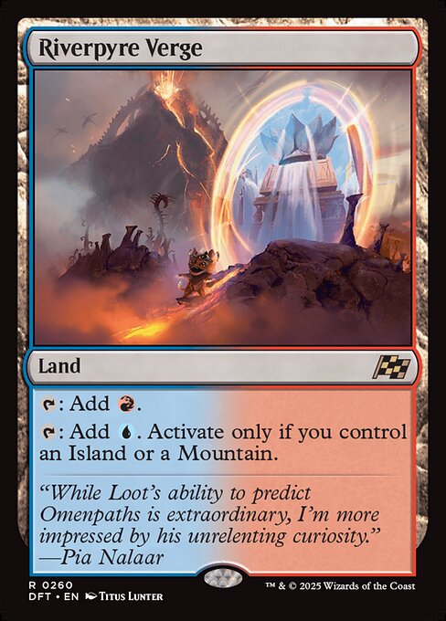 MTG Riverpyre Verge DFT 260 Regular Foil
