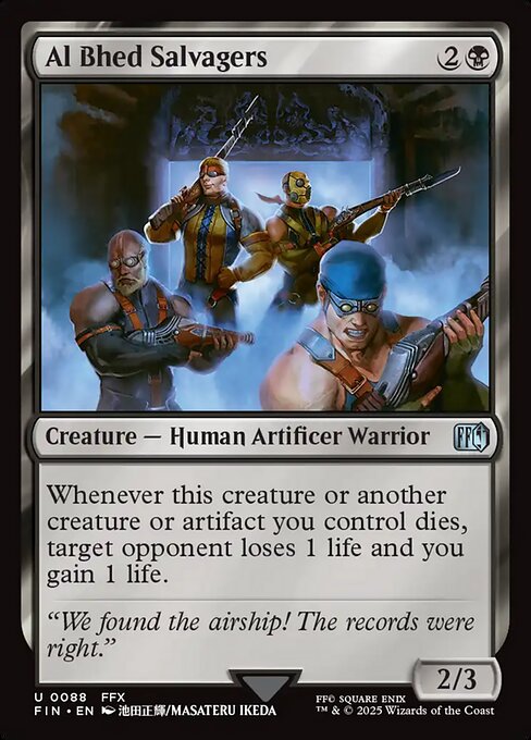 MTG Al Bhed Salvagers FIN 088 Regular Foil