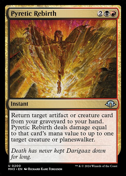 MTG Pyretic Rebirth MH3 200 Regular Nonfoil