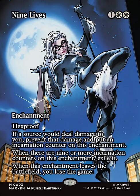 MTG Nine Lives MAR 003 Borderless Source Material Foil