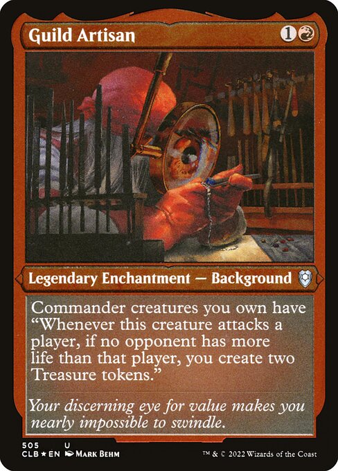MTG Guild Artisan CLB 505 Foil Etched Frame Etched