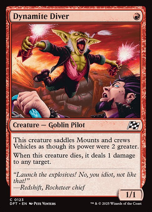 MTG Dynamite Diver DFT 123 Regular Foil