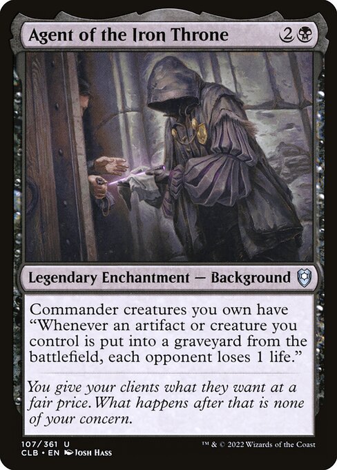 MTG Agent of the Iron Throne CLB 107 Regular Foil