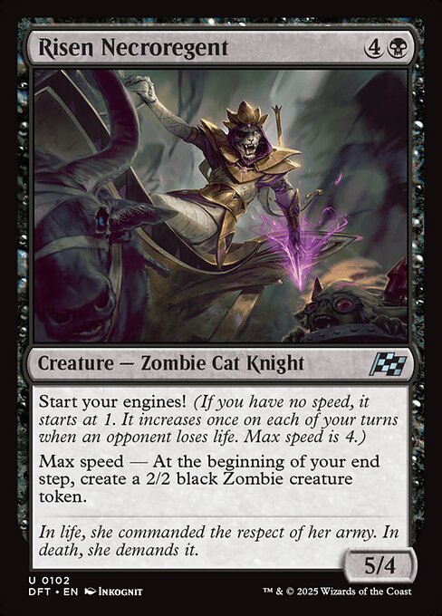 MTG Risen Necroregent DFT 102 Regular Nonfoil