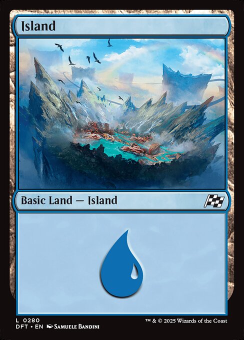 MTG Island DFT 280 Regular Basic Land Nonfoil