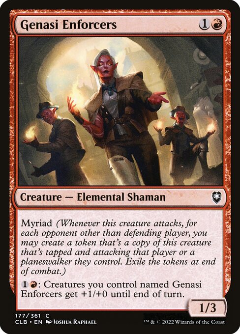 MTG Genasi Enforcers CLB 177 Regular Nonfoil