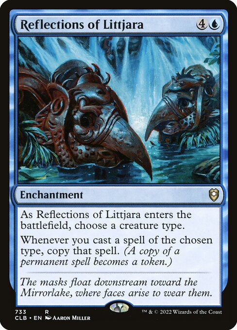 MTG Reflections of Littjara CLB 733 Commander Deck Nonfoil