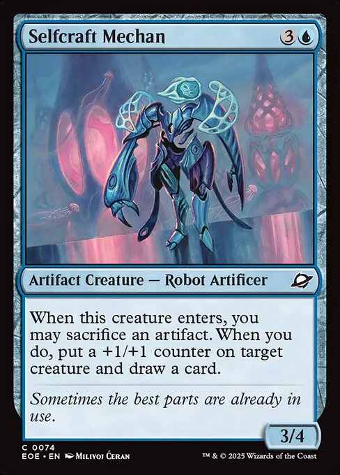 MTG Selfcraft Mechan EOE 074 Regular Foil
