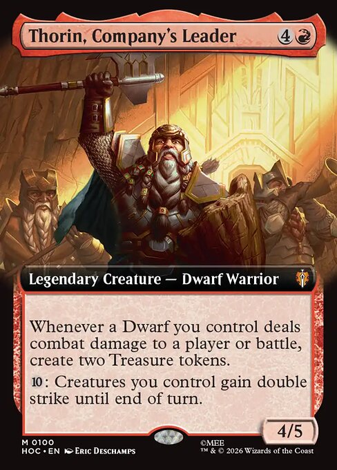 MTG Thorin, Company's Leader HOC 100 Regular Foil