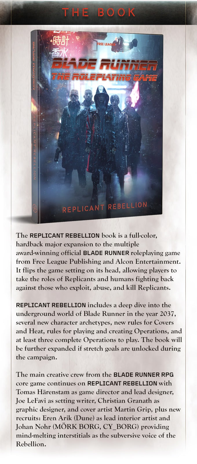 Blade Runner RPG - Rebellion Bundle Kickstarter Delivery