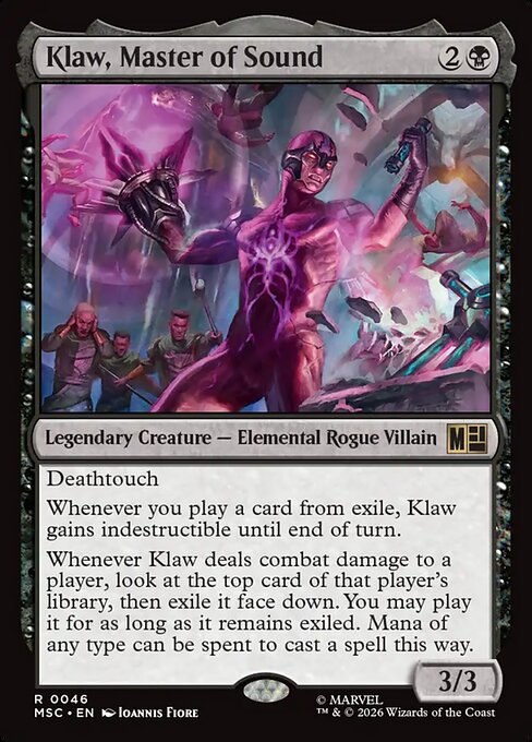MTG Klaw, Master of Sound MSC 046 Regular Nonfoil