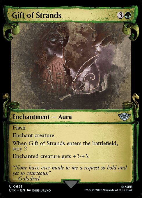 MTG Gift of Strands LTR 621 Showcase Scrolls of Middle-earth Nonfoil
