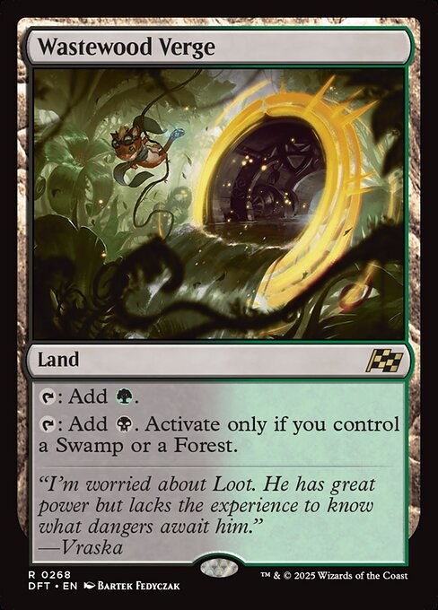 MTG Wastewood Verge DFT 268 Regular Nonfoil