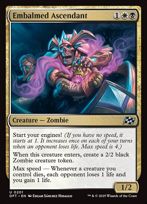 MTG Embalmed Ascendant DFT 201 Regular Nonfoil