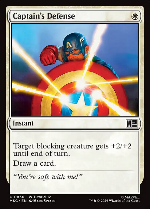 MTG Captain's Defense MSC 836 Regular Nonfoil