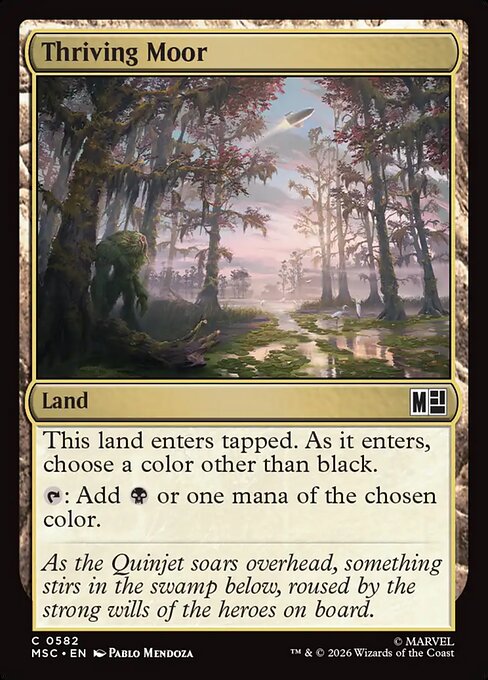MTG Thriving Moor MSC 582 Regular Foil