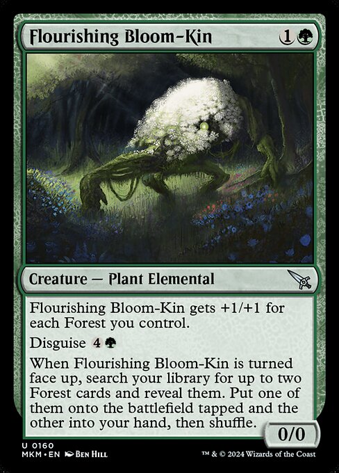 MTG Flourishing Bloom-Kin MKM 160 Regular Foil