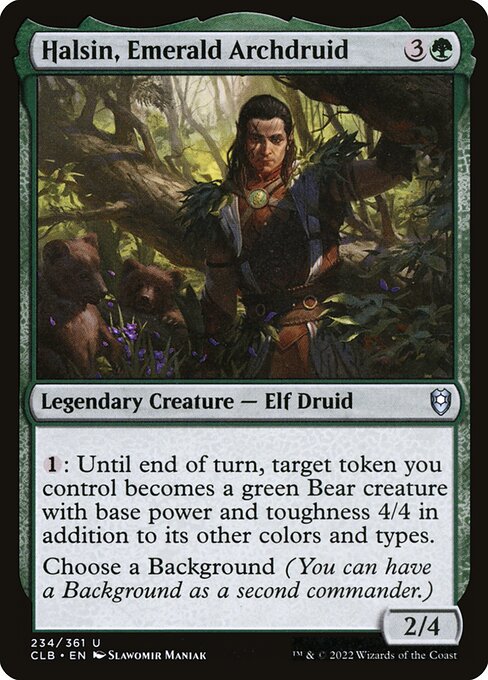 MTG Halsin, Emerald Archdruid CLB 234 Regular Nonfoil