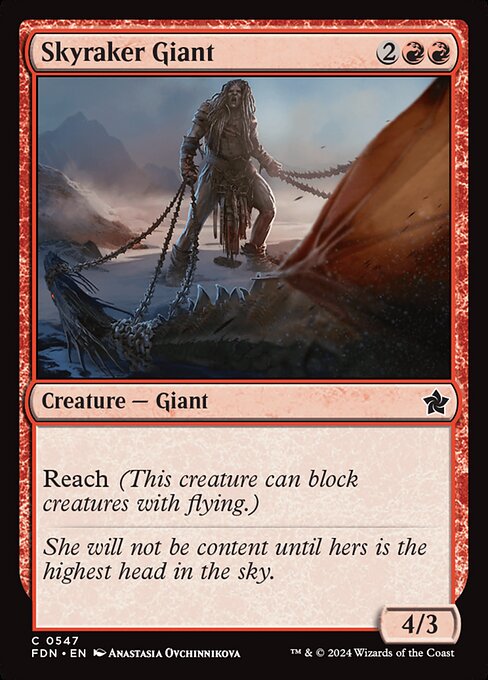 MTG Skyraker Giant FDN 547 Beginner Box Nonfoil