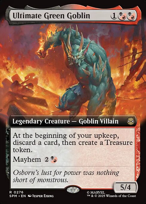 MTG Ultimate Green Goblin SPM 276 Extended Art Nonfoil