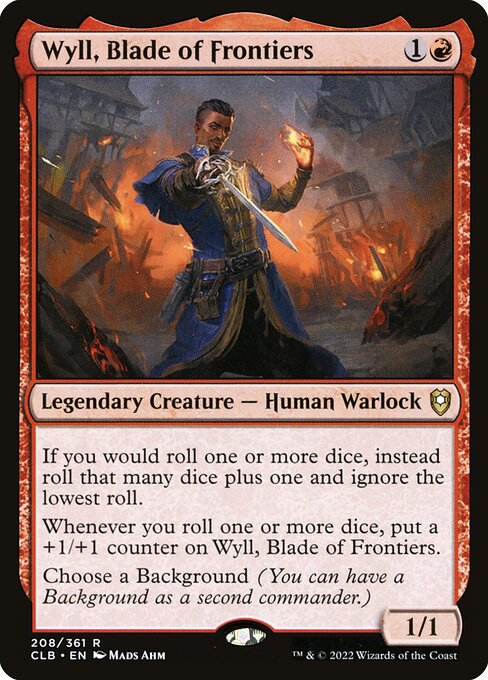 MTG Wyll, Blade of Frontiers CLB 208 Regular Nonfoil