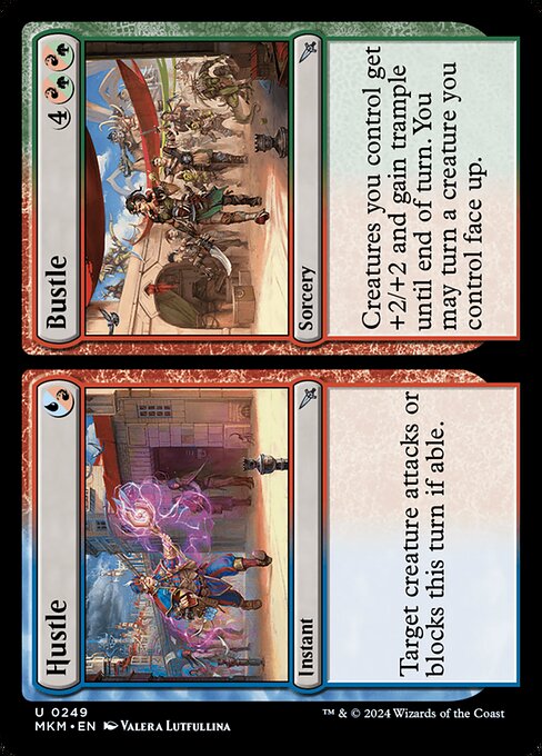 MTG Hustle // Bustle MKM 249 Regular Nonfoil