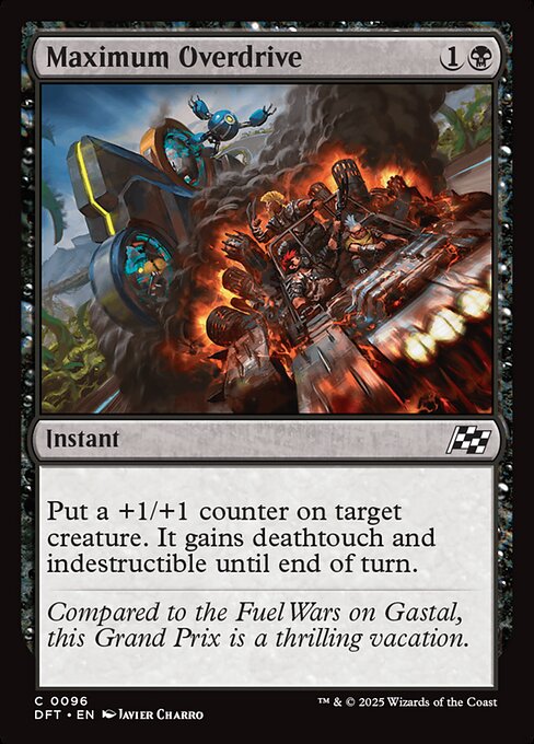 MTG Maximum Overdrive DFT 096 Regular Nonfoil