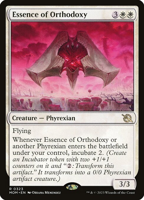 MTG Essence of Orthodoxy MOM 323 Jumpstart Nonfoil