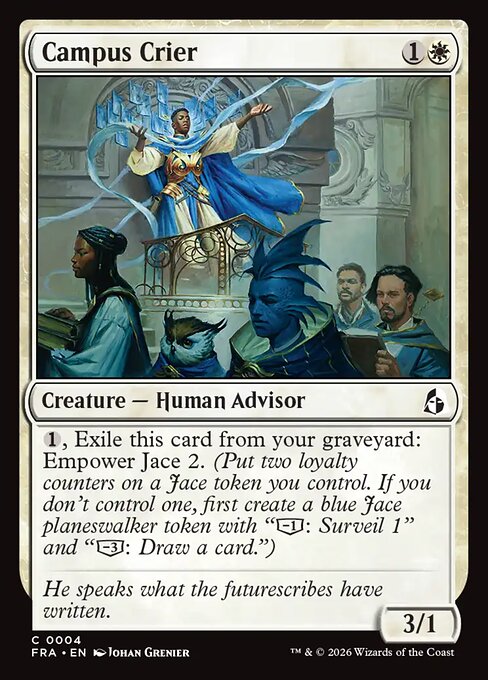 MTG Campus Crier FRA 004 Standard Foil front