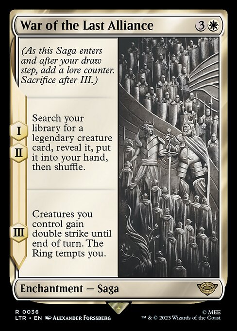 MTG War of the Last Alliance LTR 036 Regular Nonfoil