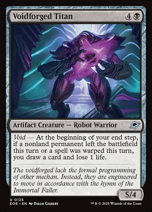 MTG Voidforged Titan EOE 125 Regular Nonfoil
