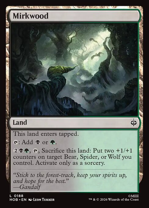 MTG Mirkwood HOB 188 Regular Foil