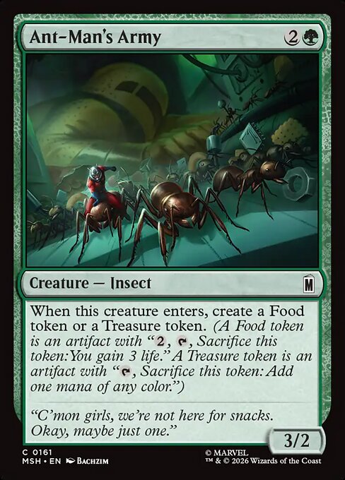 MTG Ant-Man's Army MSH 161 Regular Nonfoil