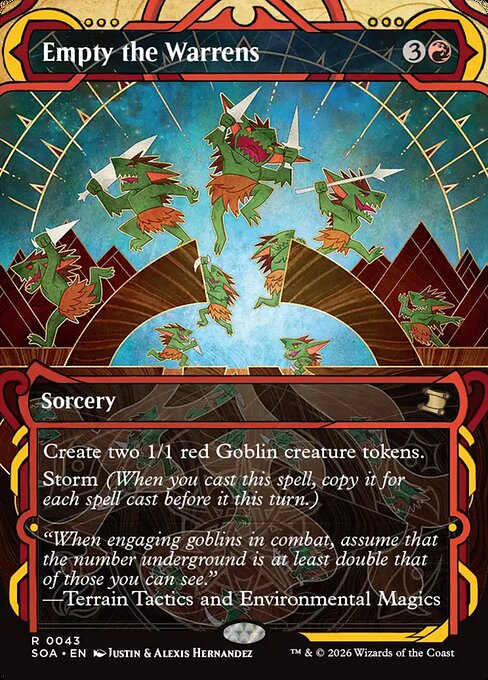 MTG Empty the Warrens SOA 043 Mystical Archive Nonfoil