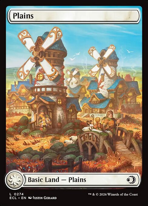 MTG Plains ECL 274 Full Art Land Foil