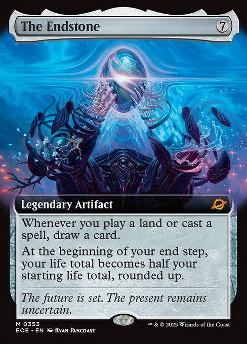 MTG The Endstone EOE 353 Extended Art Foil