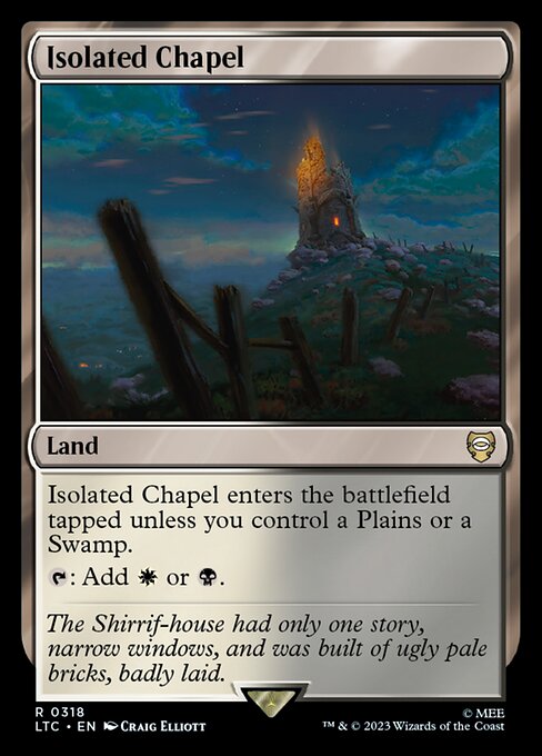 MTG Isolated Chapel LTC 318 Alternate Art Nonfoil