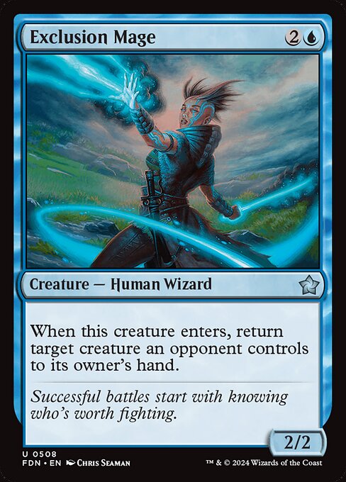 MTG Exclusion Mage FDN 508 Beginner Box Nonfoil