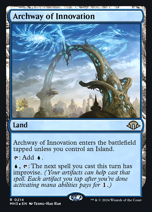 MTG Archway of Innovation PMH3 214s Prerelease Foil