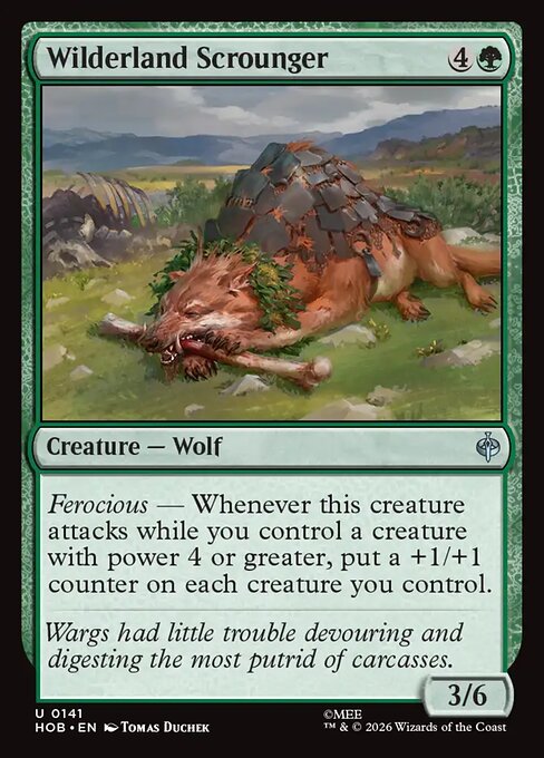 MTG Wilderland Scrounger HOB 141 Regular Nonfoil