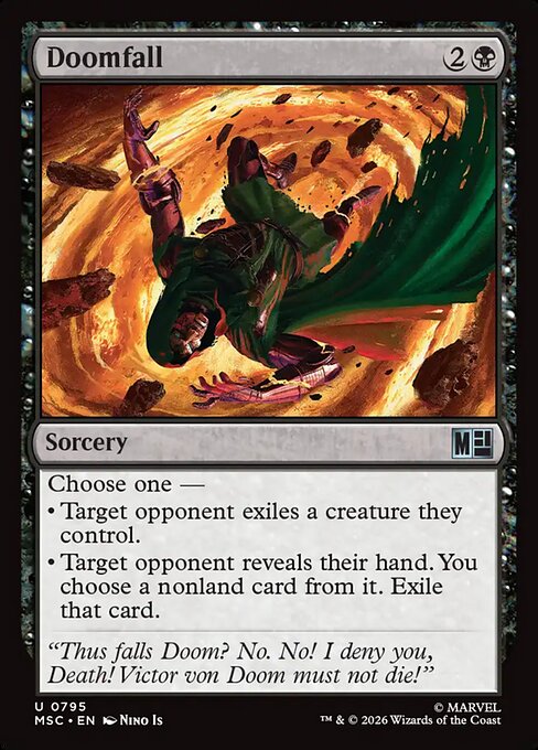 MTG Doomfall MSC 795 Regular Foil