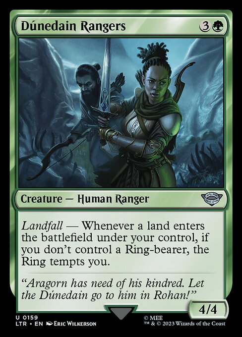 MTG Dúnedain Rangers LTR 159 Regular Foil