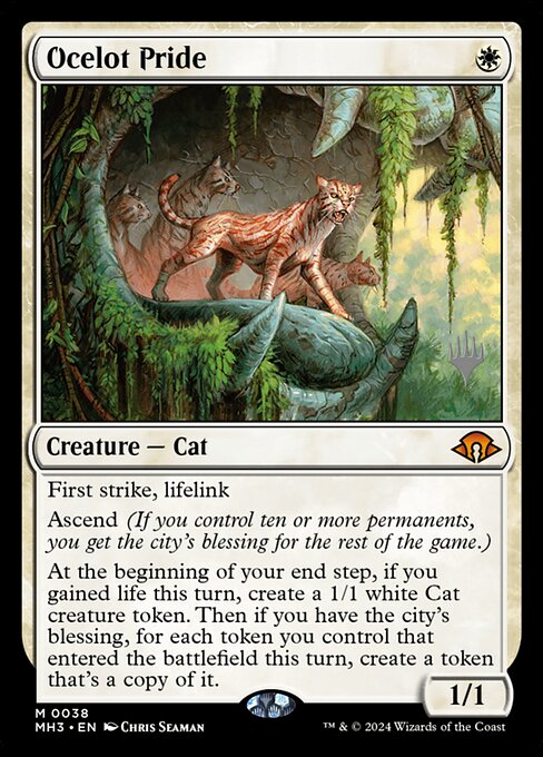 MTG Ocelot Pride PMH3 038p Promo Pack Nonfoil