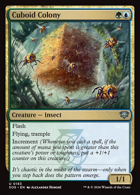 MTG Cuboid Colony SOS 183 Regular Nonfoil