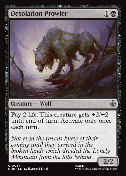 MTG Desolation Prowler HOB 064 Regular Foil